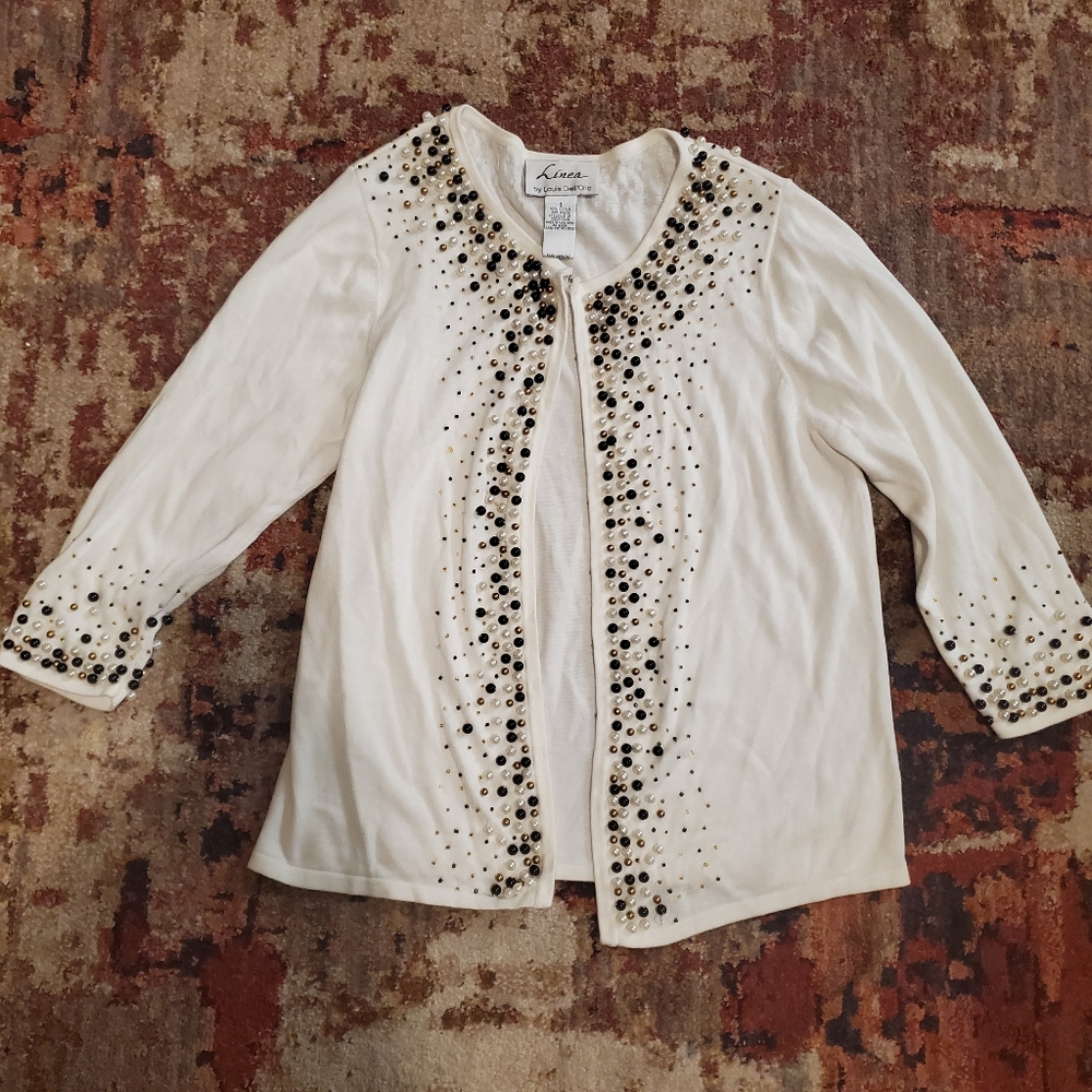 Beaded sweater